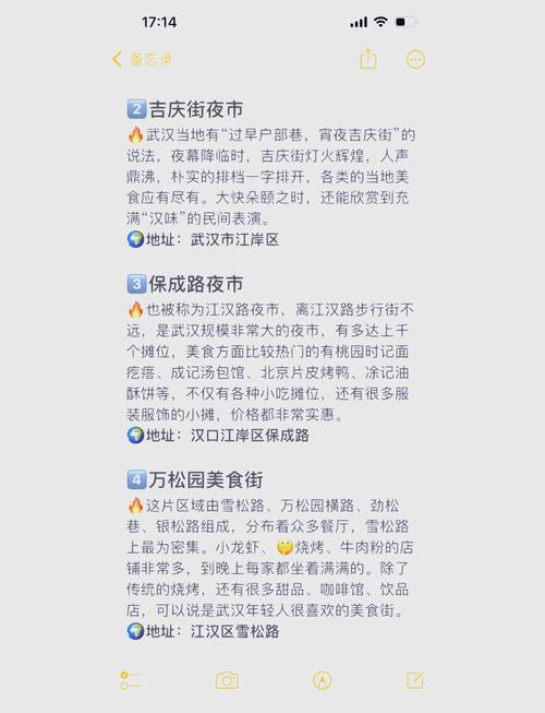 武汉夜网导览：夜市美食大揭秘，汉正街与吉庆街的独特魅力